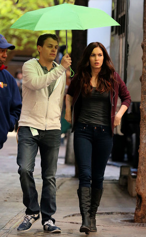 megan fox set pic tmnt 4